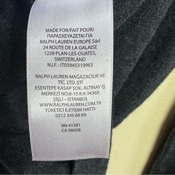 POLO RALPH LAUREN Washable Wool Crewneck Sweater Jumper Logo Top Minimalist M - Picture 11 of 15